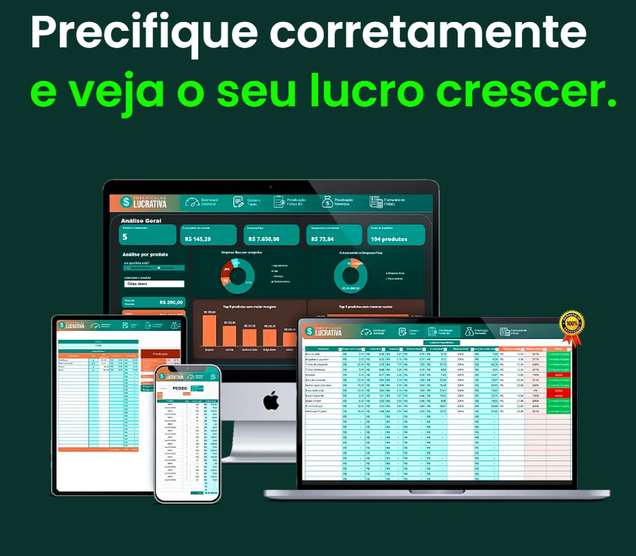 Veja Quais são as vantagens de uma planilha de precificação automática: